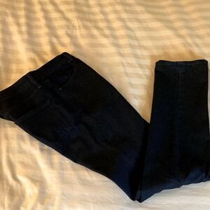 Rag & Bone Black (Coal) Straight Leg High Rise Pants. Size 26.